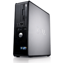 Máy tính Desktop Dell OPTIPLEX 755 SFF-E3 E6850 (Intel Dual 2 Core E6850 3.0GHz, RAM 2GB, HDD 80GB, DVD-ROM, VGA onboard, PC DOS, Không kèm màn hình)