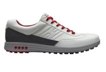 ECCO Men's Street Evo One Spikeless Golf Shoes - White/Dark Shadow
