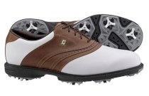 FootJoy Men's Closeout Superlites Golf Shoes - FJ#58141 (White/Taupe)