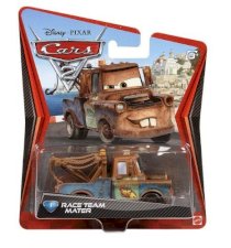 Disney / Pixar CARS 2 Movie 155 Die Cast Car #1 Race Team Mater