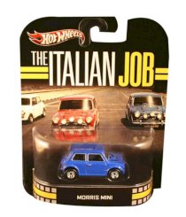Hot Wheels Retro The Italian Job 1:55 Die Cast Car Morris Mini