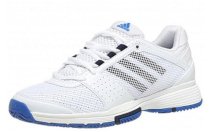 Adidas Barricade Team 3 White/Blue Women's Shoe