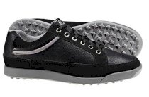 FootJoy Men's Contour Casuals Series Spikeless Golf Shoes - Black/Silver