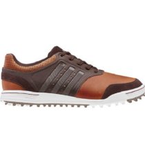 Adidas Men's adicross III Spikeless Golf Shoe - Tan Brown/Scout Metallic