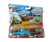 Disney / Pixar Cars Movie 155 Color Changers 2Pack Brand New Mater Sarge