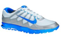  Nike - Air Range WP II Golf Shoes White/Blue 