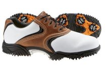 FootJoy Men's Contour Golf Shoes - FJ#54002 (White/Taupe/Black)