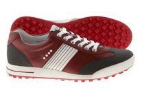 ECCO Men's Golf Street Sport Shoes - Port/Dark Shadow/Brick