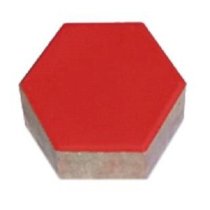 Gạch lục giác màu đỏ 160x160x60mm