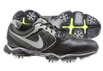 Nike Men's Lunar Control II Golf Shoes - Black/Metalic Pewter/Volt/Reflective Silver