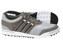 Adidas Men's adicross III Spikeless Golf Shoes - Grey/White/Dark Cinder