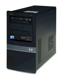 Máy tính Desktop HP Dx7500 (Intel Pentium Dual Core E5200 2.5Ghz, Ram 2GB, HDD 160GB, VGA Intel Graphics 3100, DVD, PC DOS, Không kèm màn hình)