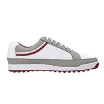 Footjoy Contour Casual Golf Shoes White/Red 54304 