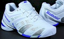 Babolat V-Pro 2 Womens (White-Blue) Tennis Shoes 