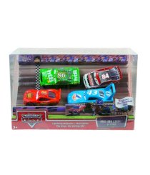 Mattel Disney Pixar Race and Chase Set of 4 Car