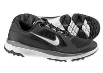 Nike Men's FI Impact Spikeless Golf Shoes - Black/Metallic Silver/Light Gray/Dark Gray