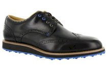  Callaway - Master Staff Brogue Black Polished Golf Shoes 