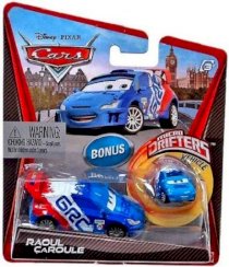 Disney / Pixar CARS Movie Micro Drifters & 1:55 Die Cast Car Raoul Caroule