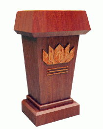 LTS-04 bục tượng Hòa Phát gỗ công nghiệp dán giấy phủ sơn PU 