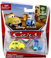 2013 Disney Pixar Cars Race Team Luigi and Guido 1:55 scale