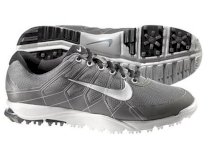 Nike Men's Nike Air Range WP II Golf Shoes - Dark Gray/Metallic Silver/Midnight Fog/Black