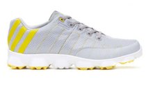 Adidas - Crossflex Golf Shoes Chrome/Yellow 