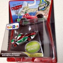 Disney / Pixar Cars 2 Movie Exclusive 1:55 Scale Die Cast Car Francesco Bernoulli with Metallic Finish Special Deco Mattel