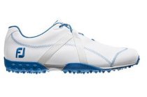 FootJoy M: Project Spikeless Golf Shoes-White/Royal