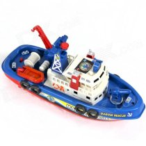 Electric Water Police Boat Toy