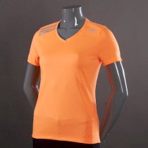 Adidas Wmns Climachill Tee - Orange/Grey