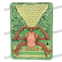 Happy Monkey Style Multiplication Learning Board - Brown + Yellow