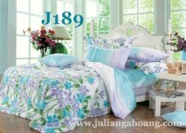 Bộ drap trải cotton in hoa Julia J189