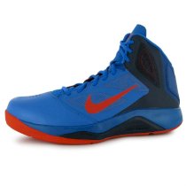  Nike Dual Fusion BB2 Mens Basketball Trainers Blue/Orng/Navy