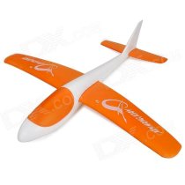 S186 Fashionable EPP Hand Launch Glider Airplane Toy - Orange + White