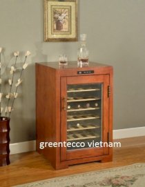 Tủ gỗ ướp rượu Greentecco 60L