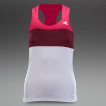 Adidas Womens Response Tank - Pink Buzz/Amazon Red