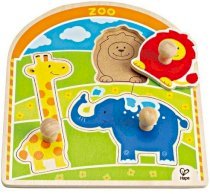 Zoo Animals Knob Puzzle