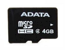 Adata MicroSDHC 4GB (Class 4)