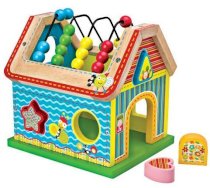Sort & Count Wooden House Activity Toy