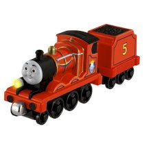 Thomas the Train: Take-n-Play Talking James Train Set with Crest