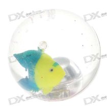 Soft Plastic Flashing Fish Figure Bouncy Balls (2-Pack/3*AG10)