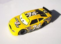 Mattel Disney Pixar Cars 1:55 No.74 Sidewall Shine Diecast Racing Car Loose