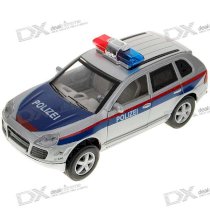 Mini Palm-Sized Police Wagon Model (1:32 Scale)