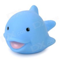 2045 Cute Children Bathing Funny LED Flashing Dolphin Toy - Blue (1 x LR616)