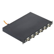 Panduit Pre-loaded fiber drawer with 6 SC duplex adapters (NKFD1W6BUDSCZ)