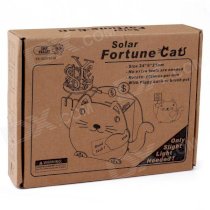 Solar DIY 3D Fortune Cat Style Wooden Jigsaw Puzzles - Oyster White