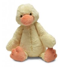 Jellycat Bashful Yellow Duckling, Medium - 12" 