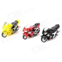 Mini Autobike Stunt Motorcycle Model Figure Gyro Freewheeling Toy (3 PCS)