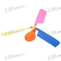 Flying Balloon Helicopter Toy for Children - Color Assorted (20-Pack)