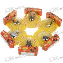 Pull-Back Powered Insect/Bug Toy Keychains (6-Pack)